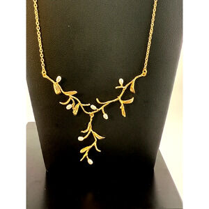 Michael Michaud Night Willow Gold Pendant Necklace